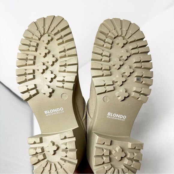 Blondo Sock Boot Sweater Taupe Neutral Boot Size 6.5 - Picture 6 of 10